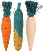 TRIXIE SET KNABBELHOUT HOUT / STRO 10 CM 4X3 ST - thumbnail