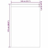 VidaXL Velvet gordijnen met gordijnen 2 pcs bruin 175 x 140 cm fluweel - thumbnail