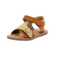 Leren kindersandalen Diazz KICKERS® kameel - thumbnail