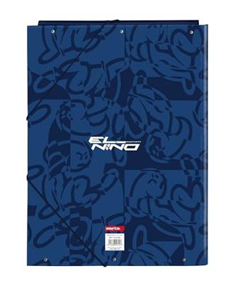 Map El Niño Paradise Marineblauw A4