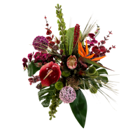 Emerald kunstboeket exotic mix - thumbnail