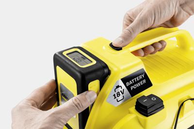 Kärcher Home & Garden WD 1 Compact Battery 1.198-300.0 Nat- en droogzuiger 230 W 7 l Zonder accu
