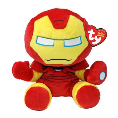 Ty Beanie babies marvel iron man soft, 15cm Ty Beanie babies marvel iron man soft, 15cm