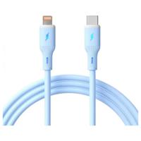 Akyga AK-USB-72 USB-kabel USB-C stekker, Apple Lightning stekker 1 m Blauw - thumbnail