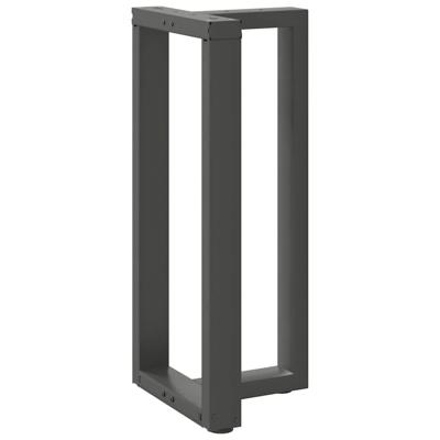 Bartafelpoten 2 st T-vormig 50x35x(90-91) cm staal antraciet - thumbnail