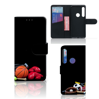 Motorola One Action Wallet Case met Pasjes Sports Motorola One Action Wallet Case met Pasjes Sports