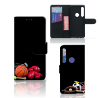 Motorola One Action Wallet Case met Pasjes Sports - thumbnail