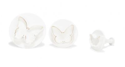 Patisse Uitsteekvormen Vlinder met Uitdrukker 3-delig Wit