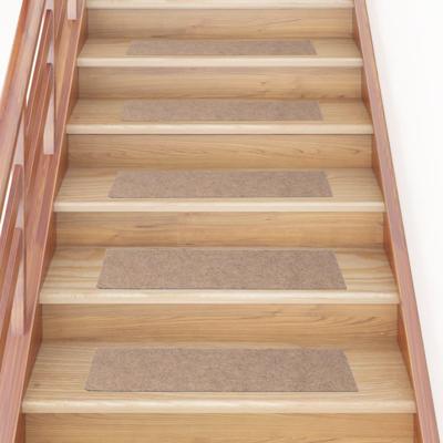 VidaXL Trapmatten zelfklevend 15 stuks 76x20 cm lichtbruin rechthoekig VidaXL Trapmatten zelfklevend 15 stuks 76x20 cm lichtbruin rechthoekig