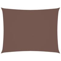 Zonnescherm rechthoekig 2x3,5 m oxford stof bruin - thumbnail