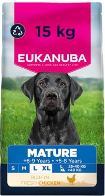 Eukanuba Mature Large kip hondenvoer 15 kg