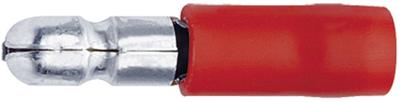 Klauke 1020 Ronde connector 0.50 mm² 1 mm² Stift-Ø: 4 mm Deels geïsoleerd Rood 1 stuk(s)