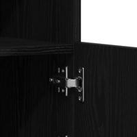 Dressoir Zwart Eiken 41 x 37 x 67 cm Bewerkt hout - thumbnail