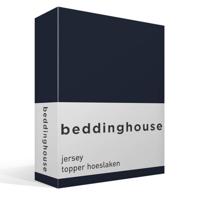 Beddinghouse jersey topmatras hoeslaken Donkerblauw - thumbnail