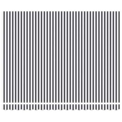 Luifel handmatig uittrekbaar en LED 400x300 cm antraciet en wit