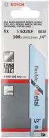 Bosch Professional S522EF Reciprozaagblad 100mm Flexible for Metal VE=5 - 2608656012 - thumbnail