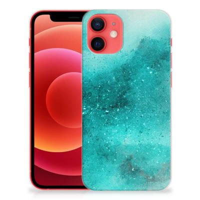 Smartphone hoesje iPhone 12 Mini Painting Blue Smartphone hoesje iPhone 12 Mini Painting Blue