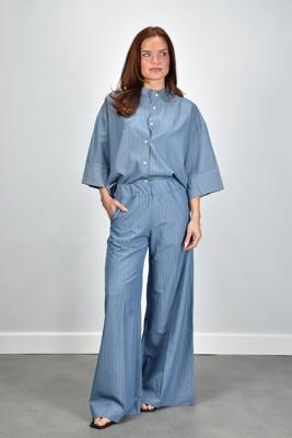 Sea Me Happy broek Super Woody Summer Casual Pin Striped jeans blue