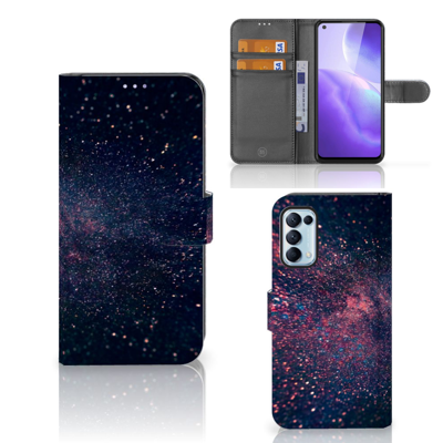 OPPO Find X3 Lite | Book Case | Stars OPPO Find X3 Lite | Book Case | Stars