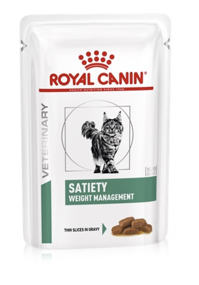 Royal Canin Veterinary Satiety Weight Management natvoer kat (in saus) 1 doos (12 x 85 g) Royal Canin Veterinary Satiety Weight Management natvoer kat (in saus) 1 doos (12 x 85 g)