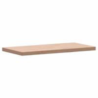 Tafelblad rechthoekig 100x50x4 cm massief beukenhout - thumbnail