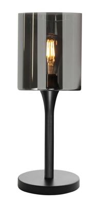 Highlight TafellampDiverso zwart met smoke glas - T1413.01