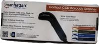Manhattan 401517 USB-Kit Barcodescanner Kabel 1D Zwart Handmatig USB - thumbnail