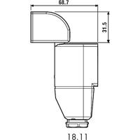 Finder IR-bewegingsmelder 18.11.8.230.0000 230 V/AC 120 - 230 V/AC 1x NO 1 stuk(s) - thumbnail