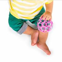 Oball Rattle Easy Grip Roze - thumbnail