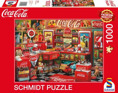 Puzzel - SCHMIDT SPIELE - Coca Cola Nostalgie - 1000 stukjes - Vanaf 14 jaar