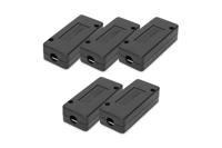 Digitus RJ45 Netwerk Adapter CAT 7 Zwart - thumbnail