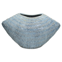 Wants&Needs Accessoires Vaas Keramiek Blauw 49 X 21.5 X 30 - thumbnail