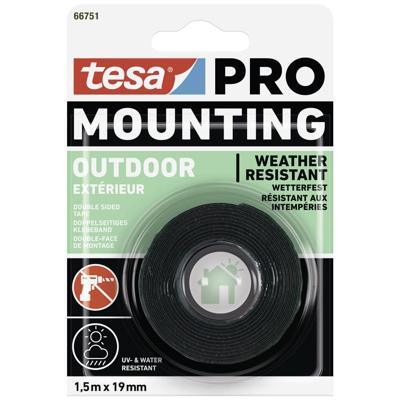 tesa Mounting PRO Outdoor 66751-00000-00 Montagetape Transparant (l x b) 1.5 m x 19 mm 1 stuk(s) tesa Mounting PRO Outdoor 66751-00000-00 Montagetape Transparant (l x b) 1.5 m x 19 mm 1 stuk(s)