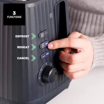 Taurus Jonic Toast Broodrooster 2 sneden 1150 W Zwart