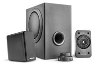 wavemaster MX3+ 2.1 luidsprekersysteem (50 Watt) actieve boxen voor TV/Tablet/Smartphone/PC zwart (66503) - thumbnail