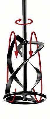 Bosch Accessories 2607990014 Menggarde voor boormachines, 120 mm, 600 mm, 15-25 kg, M14, omlaag