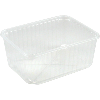 Bak | PP | 1500ml | kilobak | 180x135x82mm | transparant | 400 stuks