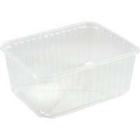 Bak | PP | 1500ml | kilobak | 180x135x82mm | transparant | 400 stuks - thumbnail