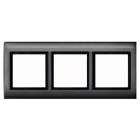 Merten 400314 Afdekking Frame AquaDesign Antraciet 1 stuk(s) - thumbnail