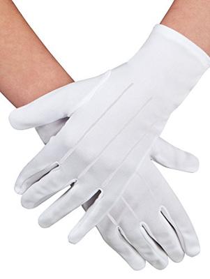 Witte handschoenen