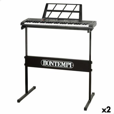 Elektronische piano Bontempi 68 x 88 x 38 cm (2 Stuks)