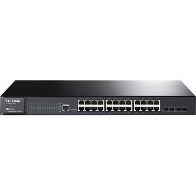 TP-LINK T2600G-28TS netwerk-switch Managed L2 Gigabit Ethernet (10/100/1000) Zwart