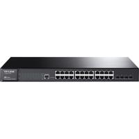 TP-LINK T2600G-28TS netwerk-switch Managed L2 Gigabit Ethernet (10/100/1000) Zwart - thumbnail