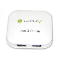TECHly IUSB3-HUB4-WH 1+4 poort 3.2 Gen 1-hub (USB 3.0) wit - thumbnail