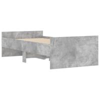 Bedframe met lades betongrijs 90x190 cm - thumbnail