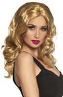 Pruik lang haar blond Celebrity - thumbnail