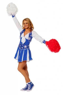 Cheerleader luxe, blauw