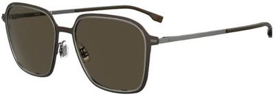 Hugo Boss zonnebril heren cat. 2 grijs/bruin (1223/FS) Hugo Boss zonnebril heren cat. 2 grijs/bruin (1223/FS)