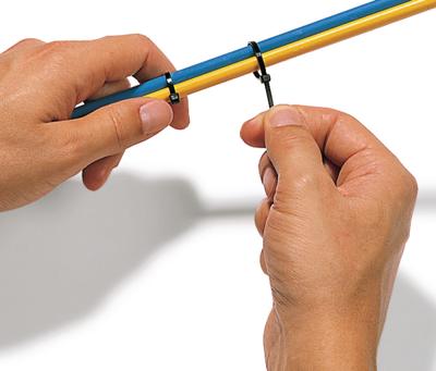 HellermannTyton MK21 Kabelbindtang Blauw, Zwart