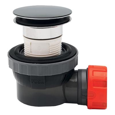 Clickwaste met Sifon Afsluitbaar Stankafsluiter Chroom